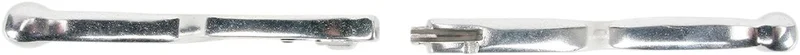 PARTS UNLIMITED SHORTY STYLE POWER LEVER SET CHROME