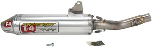 PRO CIRCUIT SLIP-ON MUFFLER/SILENCER T-4 STAINLESS ALUMINIUM