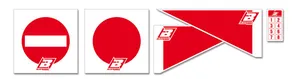 BLACKBIRD RACING ENDURO TRACK SIGNS KIT