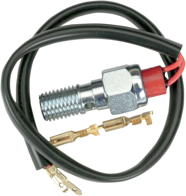 Goodridge M10 x 1.25 banjo brake switch. SS