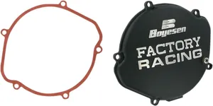 BOYESEN CLUTCH COVER FACTORY RACING ALUMINUM REPLACEMENT BLACK