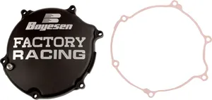 BOYESEN CLUTCH COVER FACTORY RACING ALUMINUM REPLACEMENT BLACK