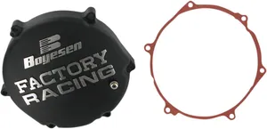 BOYESEN CLUTCH COVER FACTORY RACING ALUMINUM REPLACEMENT BLACK