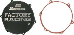 BOYESEN CLUTCH COVER FACTORY RACING ALUMINUM REPLACEMENT BLACK