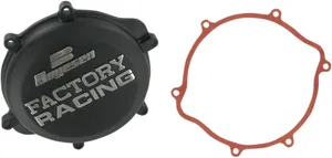 BOYESEN CLUTCH COVER FACTORY RACING ALUMINUM REPLACEMENT BLACK