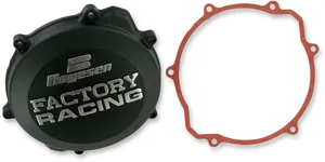 BOYESEN CLUTCH COVER FACTORY RACING ALUMINUM REPLACEMENT BLACK