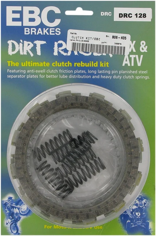 EBC CLUTCH KIT COMPLETE DRC SERIES OFFROAD/ATV PAPER