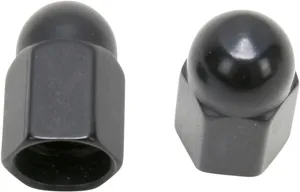 BARNETT CUSTOM ANODIZED VALVE CAPS BLACK