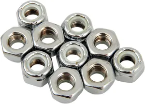Drag Specialties 1/4-28 CHR NYLON NUT