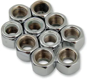 Drag Specialties 3/8-24 CHR NYLON NUT