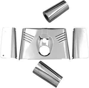 Drag Specialties FORK TINS FLST RIB CHR 5PC
