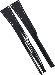 Drag Specialties LEVER COVERS FRINGED LEATHER 1