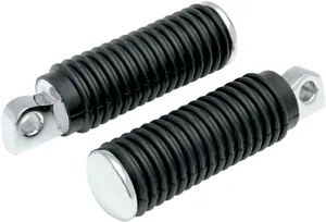 Drag Specialties PASSNGR PEG RUB W/CHR END