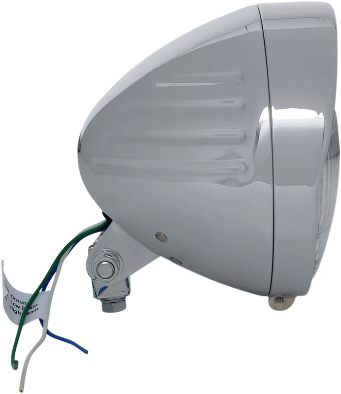 Drag Specialties 6 1/2 HEADLIGHT W/VISOR