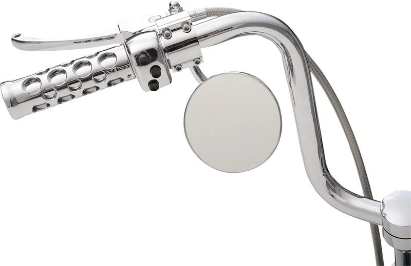 Drag Specialties 4ROUND MIRROR ADJ STEM