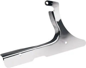 Drag Specialties Rear Belt Guard<br><ul><li>Simple bolt-on installation</li><li>High-quality chromed stamped-steel upper rear belt guard</li></ul>