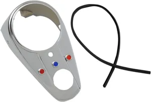 Drag Specialties THREE LIGHT DASH COVER