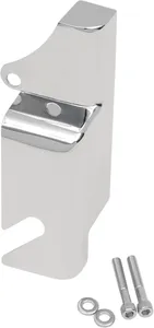 Drag Specialties Oil Pump Cover<br><ul><li>Neatly covers the side and top of the oil pump</li><li>Attaches easily using two existing oil pump body mounting points</li><li>Includes chrome hardware</li></ul>