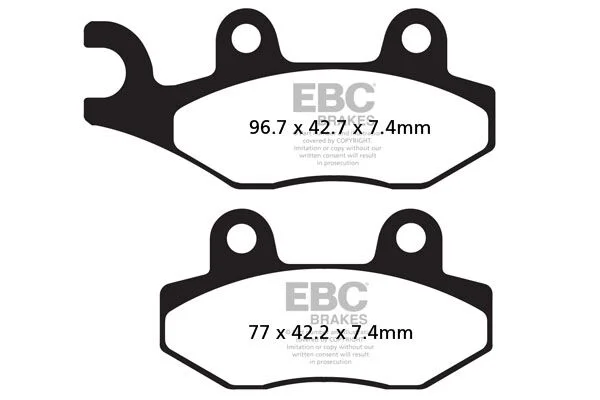 EBC BRAKE PAD FA-TT SERIES CARBON FIBER