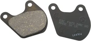EBC Organic Harley/Buell Brake Pads<br><ul><li>Organic brake pads feature aramid fibers; these are man made high-performance fibers used widely for their light weight, high strength, abrasion resistance and thermal stability</li><li>Aramid fibers have high strength to-weight, thermal stability and abrasion resistance to provide advantages over cheaper steel fiber-based products</li></ul>