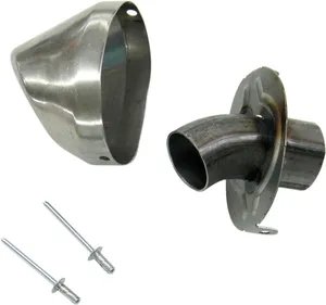 FMF ENDCAP PC 2 S/S 1.125"
