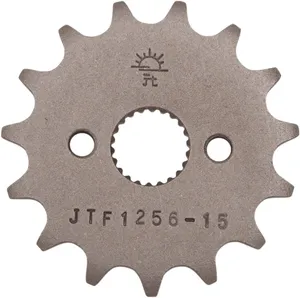 JT SPROCKETS JTF1256.15 FRONT REPLACEMENT SPROCKET 15 TEETH 420 PITCH NATURAL STEEL