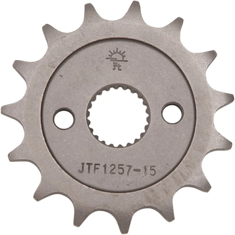 JT SPROCKETS JTF1257.15 FRONT REPLACEMENT SPROCKET 15 TEETH 428 PITCH NATURAL STEEL