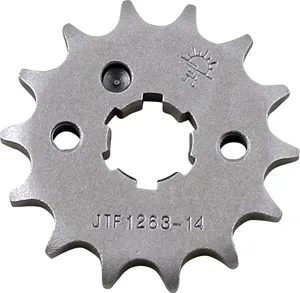 JT SPROCKETS JTF1263.14 FRONT REPLACEMENT SPROCKET 14 TEETH 420 PITCH NATURAL STEEL
