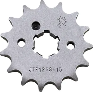 JT SPROCKETS JTF1263.15 FRONT REPLACEMENT SPROCKET 15 TEETH 420 PITCH NATURAL STEEL