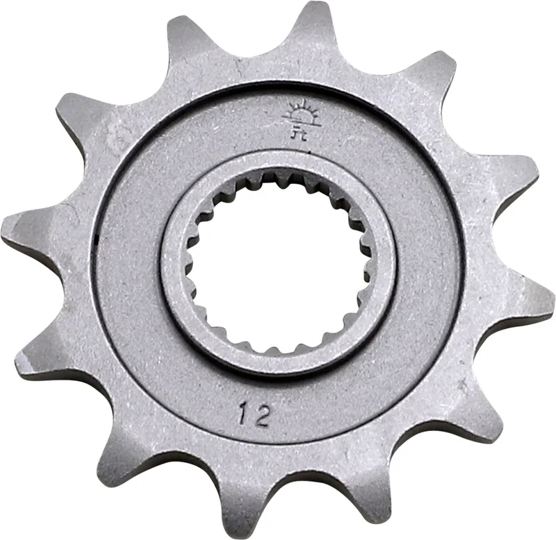 JT SPROCKETS JTF1590.12 FRONT REPLACEMENT SPROCKET 12 TEETH 520 PITCH NATURAL STEEL