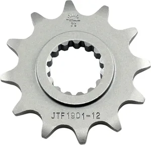 JT SPROCKETS JTF1901.12 FRONT REPLACEMENT SPROCKET 12 TEETH 520 PITCH NATURAL STEEL