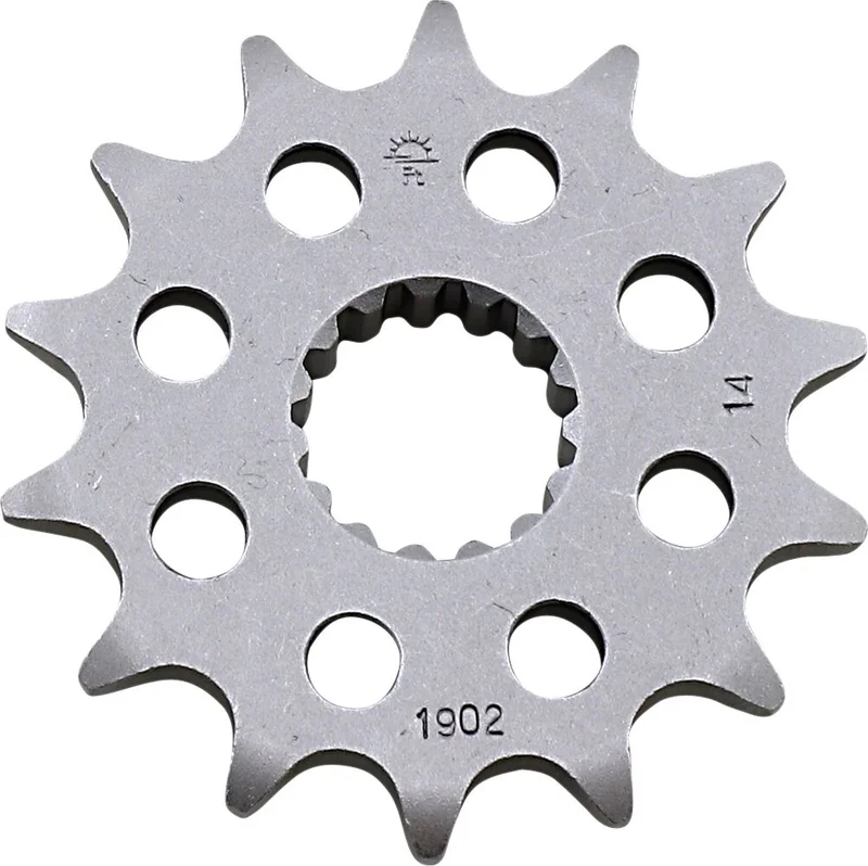JT SPROCKETS JTF1902.14 FRONT REPLACEMENT SPROCKET 14 TEETH 520 PITCH NATURAL STEEL