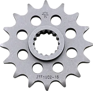 JT SPROCKETS JTF1902.16 FRONT REPLACEMENT SPROCKET 16 TEETH 520 PITCH NATURAL STEEL