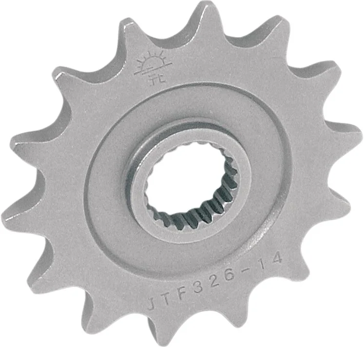 JT SPROCKETS JTF326.14 FRONT REPLACEMENT SPROCKET 14 TEETH 520 PITCH NATURAL STEEL