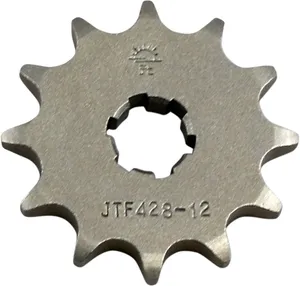 JT SPROCKETS JTF428.12 FRONT REPLACEMENT SPROCKET 12 TEETH 428 PITCH NATURAL STEEL