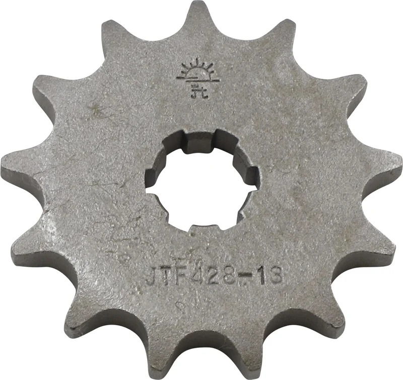 JT SPROCKETS JTF428.13 FRONT REPLACEMENT SPROCKET 13 TEETH 428 PITCH NATURAL STEEL
