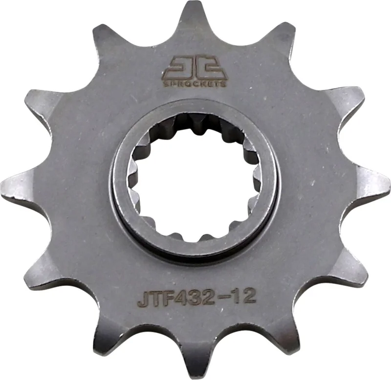 JT SPROCKETS JTF43212 FRONT REPLACEMENT SPROCKET 12 TEETH 520 PITCH NATURAL STEEL