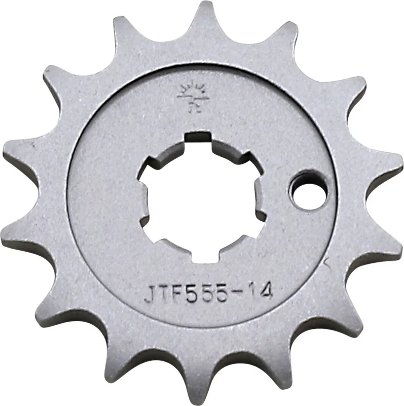 JT SPROCKETS JTF555.14 FRONT REPLACEMENT SPROCKET 14 TEETH 428 PITCH NATURAL STEEL