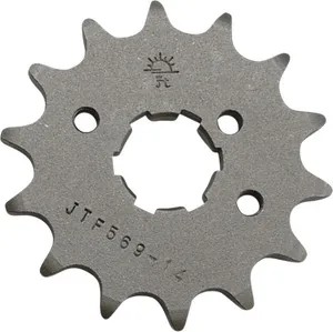JT SPROCKETS JTF569.14 FRONT REPLACEMENT SPROCKET 14 TEETH 520 PITCH NATURAL STEEL