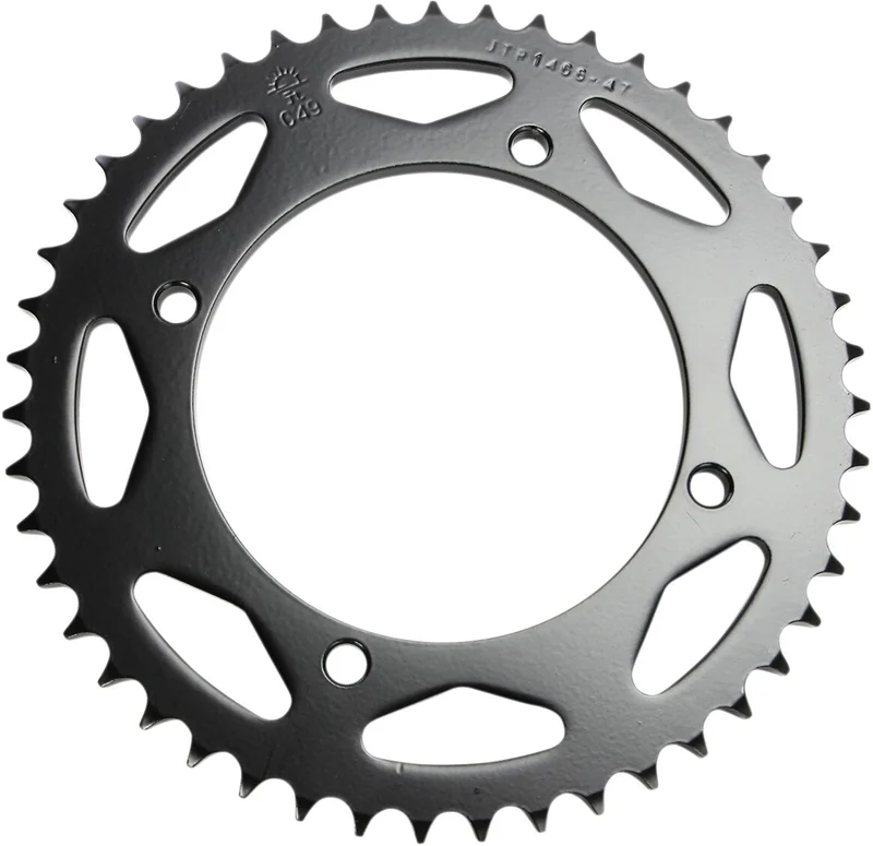 JT SPROCKETS JTR1466.46 REAR REPLACEMENT SPROCKET 46 TEETH 428 PITCH NATURAL C49 HIGH CARBON STEEL