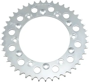 JT SPROCKETS JTR245/2.43 REAR REPLACEMENT SPROCKET 43 TEETH 520 PITCH NATURAL C49 HIGH CARBON STEEL