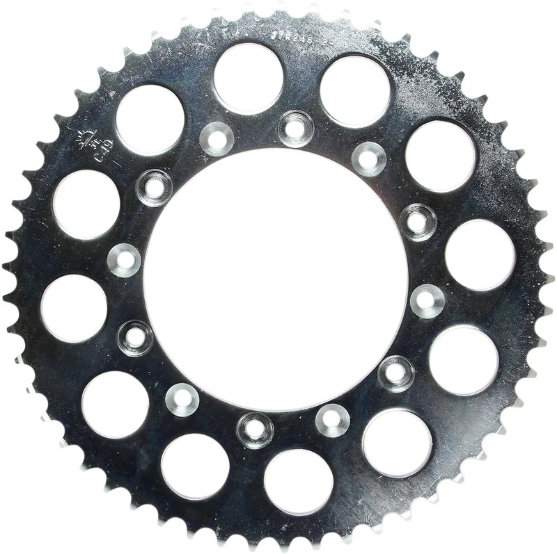 JT SPROCKETS JTR245/2.53 REAR REPLACEMENT SPROCKET 53 TEETH 520 PITCH NATURAL C49 HIGH CARBON STEEL