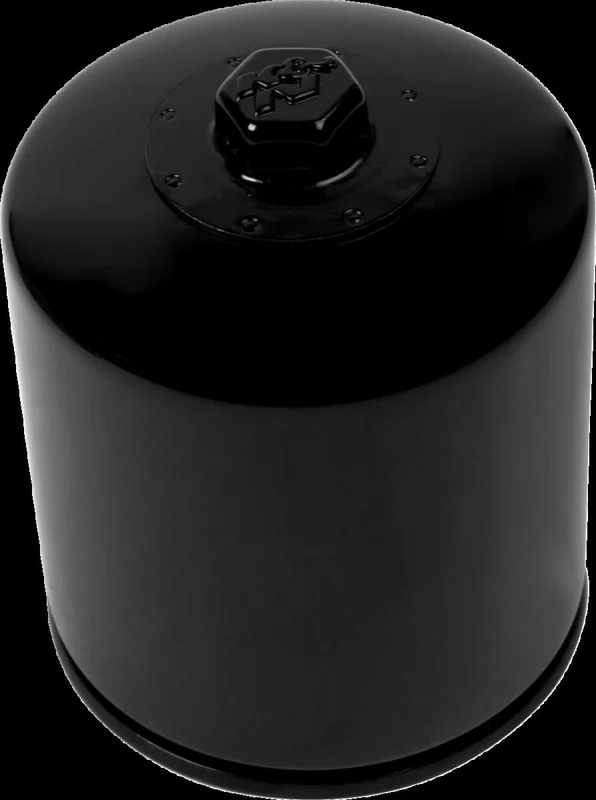K&N Spin-on oil filter, with top nut. Black - 63731-99A