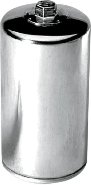 K&N Spin-on oil filter top nut. Chrome - 63813-90