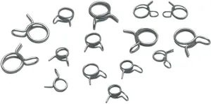 MOOSE OFFROAD HARD-PARTS WIRE HOSE CLAMPS 1/4" | 5/16" | 7/16" I.D. (5 EACH) 15-PACK