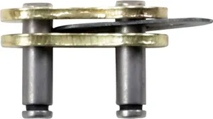 MOOSE OFFROAD HARD-PARTS CHAIN 520-RXP CLIP CONNECTING LINK / GOLD