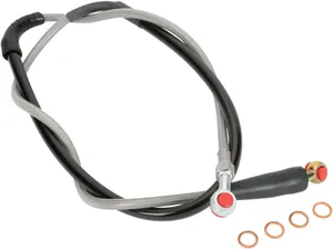 MOOSE OFFROAD HARD-PARTS BRAKE LINE STAINLESS STEEL FRONT HONDA