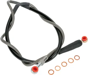 MOOSE OFFROAD HARD-PARTS BRAKE LINE STAINLESS STEEL FRONT KTM