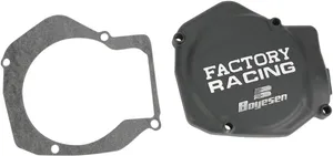 BOYESEN IGNITION COVER FACTORY RACING ALUMINUM REPLACEMENT BLACK