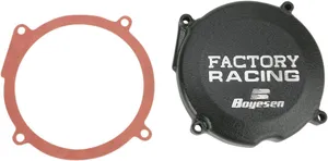 BOYESEN IGNITION COVER FACTORY RACING ALUMINUM REPLACEMENT BLACK